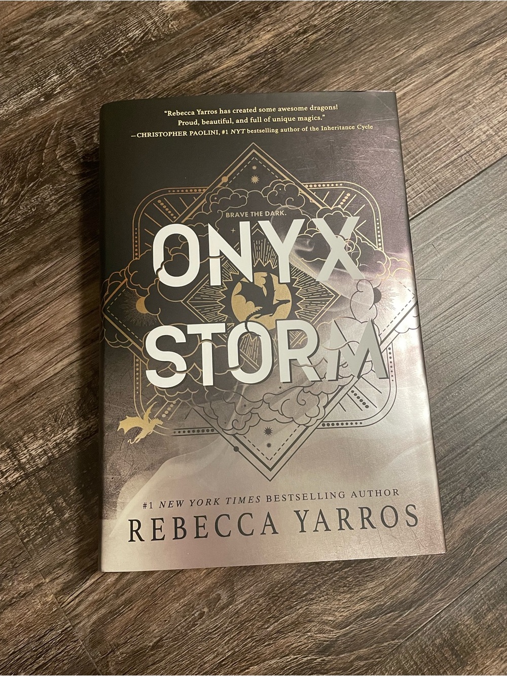 Onyx Storm hard cover book 3 Empyrean series